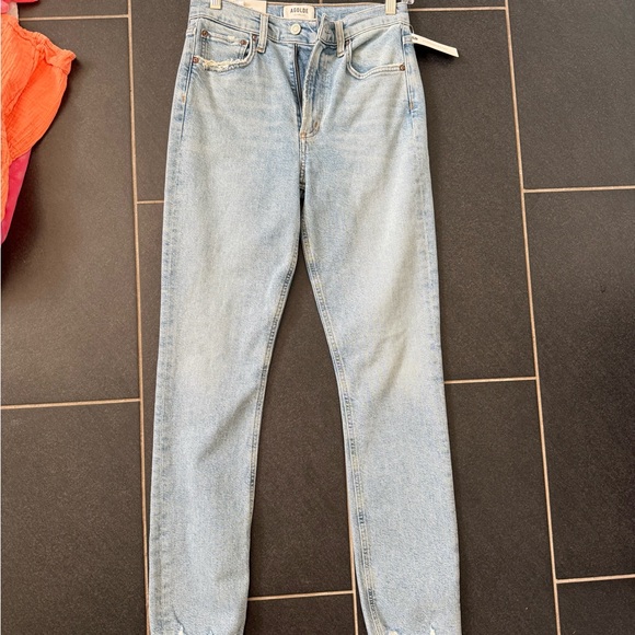 AGolde Merrel mid rise straight jeans size 25 - Picture 1 of 7